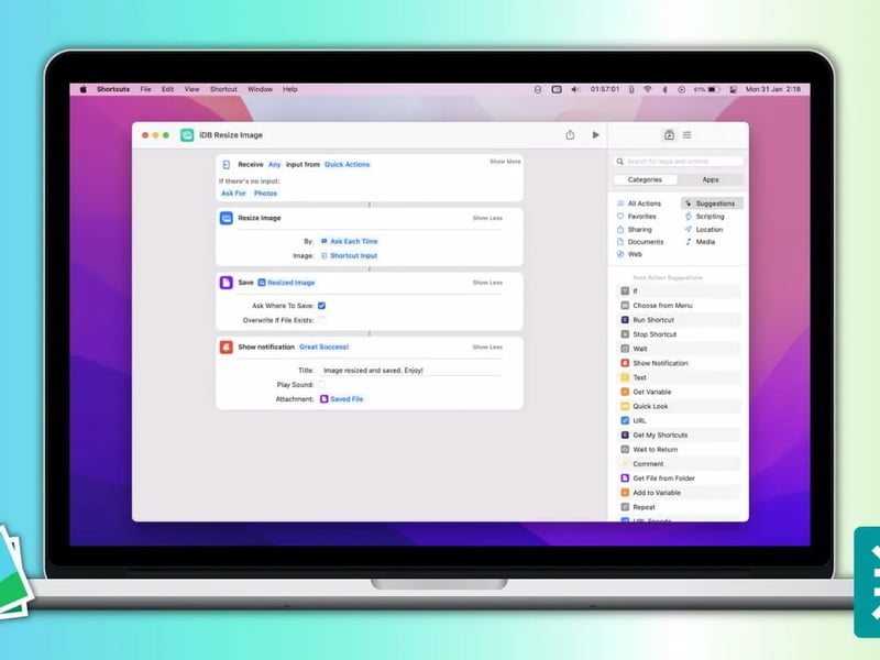 How to quickly resize multiple images at once on Mac